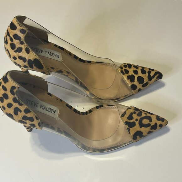 Steve Madden Malibu-L Pump Leopard Size 8 - Picture 2 of 5